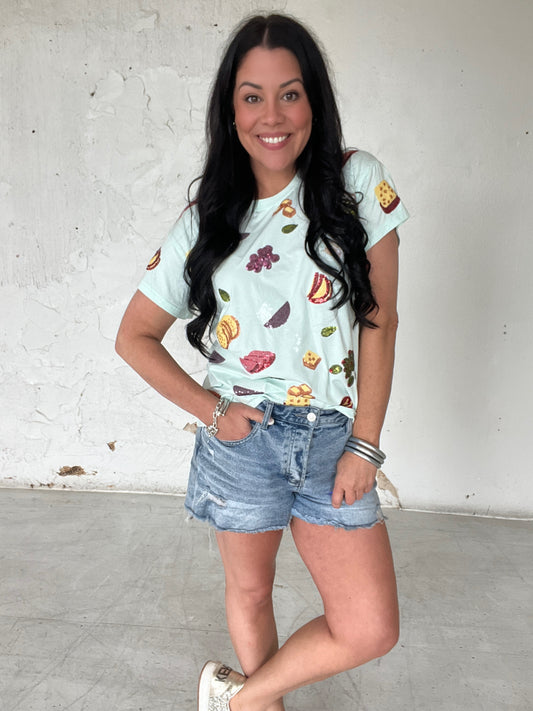 Queen of Sparkles Charcuterie Tee